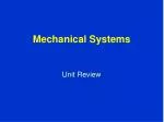 Mechanical Systems - slide 1