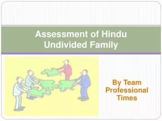 Assessment of Hindu Undivided Family
