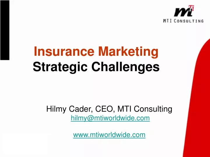 insurance marketing strategic challenges