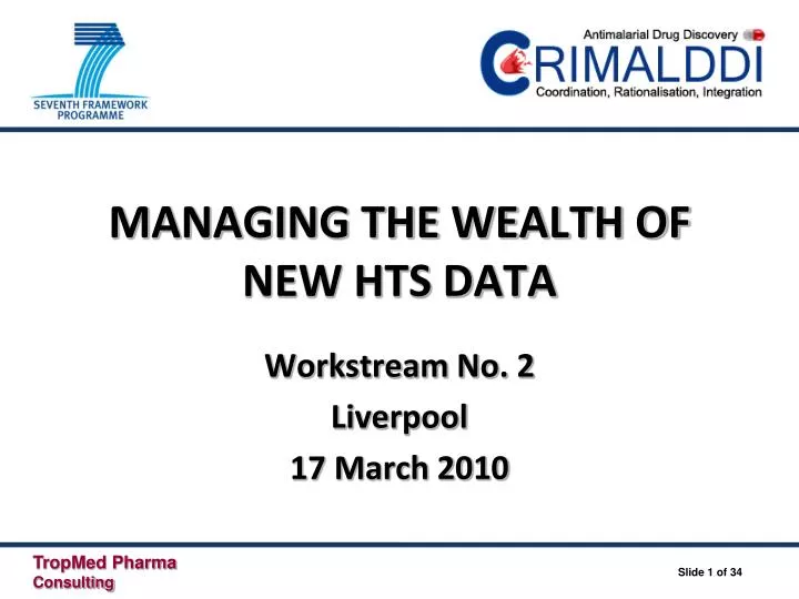 managing the wealth of new hts data