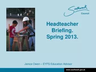 Janice Owen – EYFS Education Advisor
