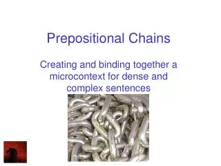 Prepositional Chains