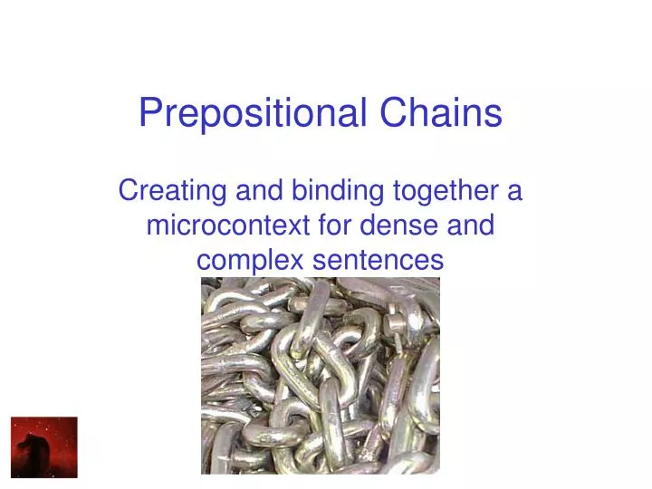 prepositional chains