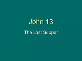 John 13