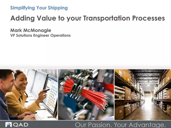 adding value to your transportation processes