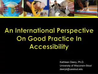 An International Perspective On Good Practice In Accessibility