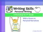 Writing Skills - slide 1