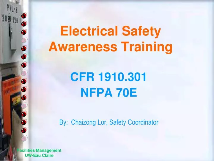 electrical safety awareness training