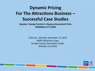 Dynamic Pricing For The Attractions Business – Successful Case Studies