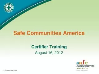 Safe Communities America