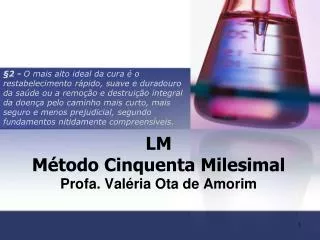 lm m todo cinquenta milesimal