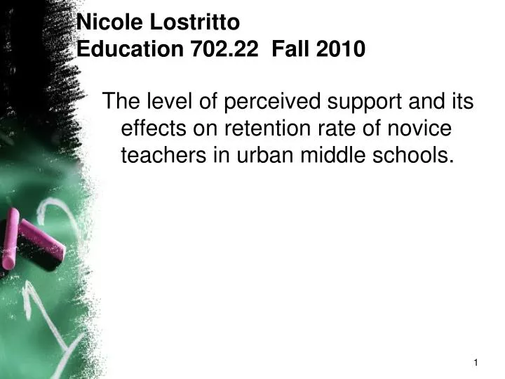 nicole lostritto education 702 22 fall 2010