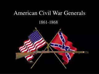 American Civil War Generals