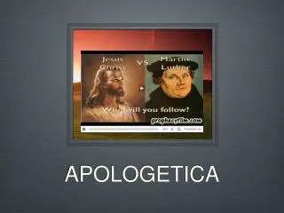 APOLOGETICA