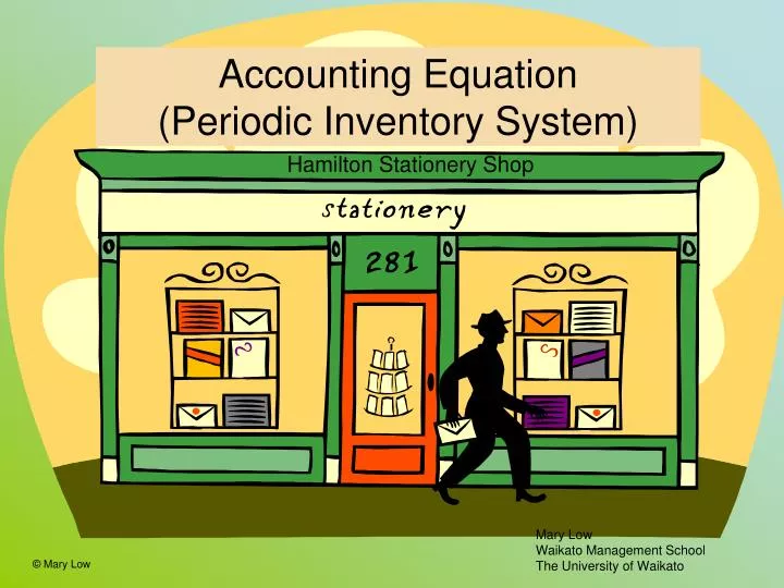 accounting equation periodic inventory system