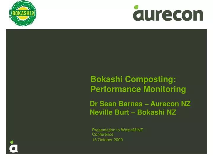 bokashi composting performance monitoring