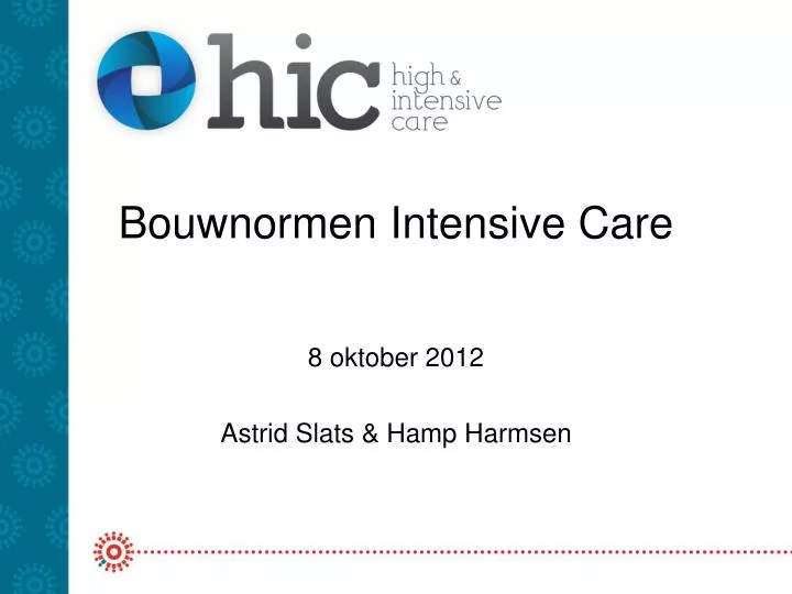 bouwnormen intensive care