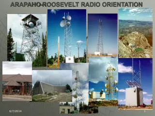 ARAPAHO-ROOSEVELT RADIO ORIENTATION
