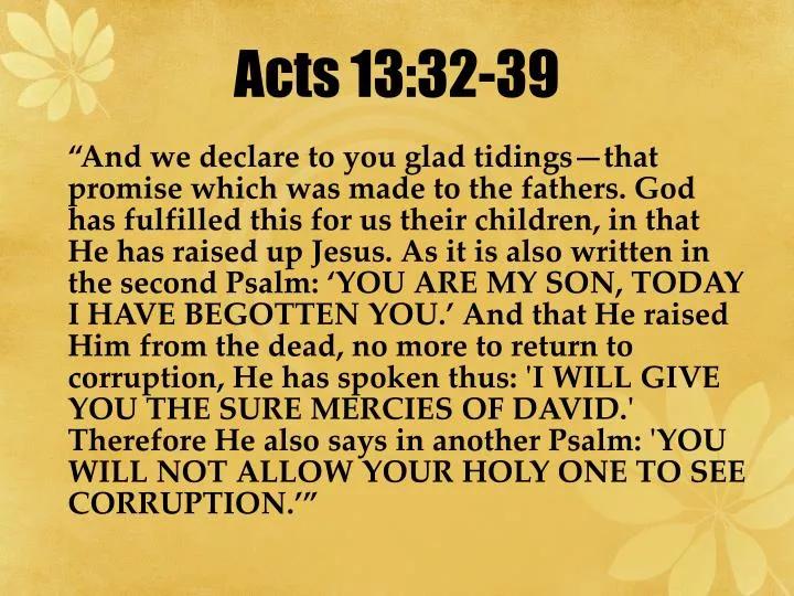 acts 13 32 39