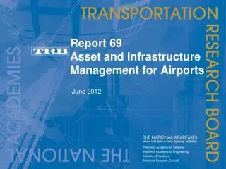 Report 69 Asset and Infrastructure Management for Airports