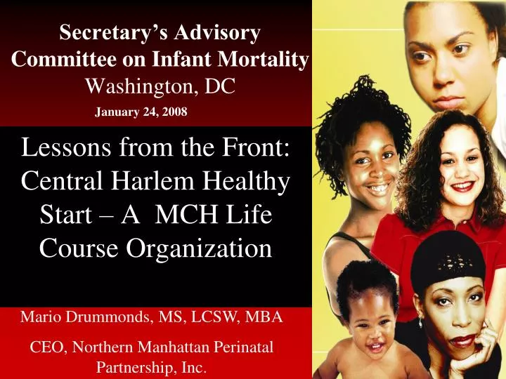 secretary s advisory committee on infant mortality washington dc