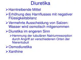 diuretika