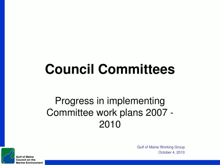 council committees