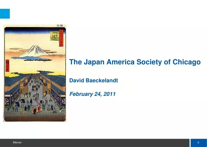 the japan america society of chicago david baeckelandt february 24 2011