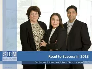 Road to Success in 2013
