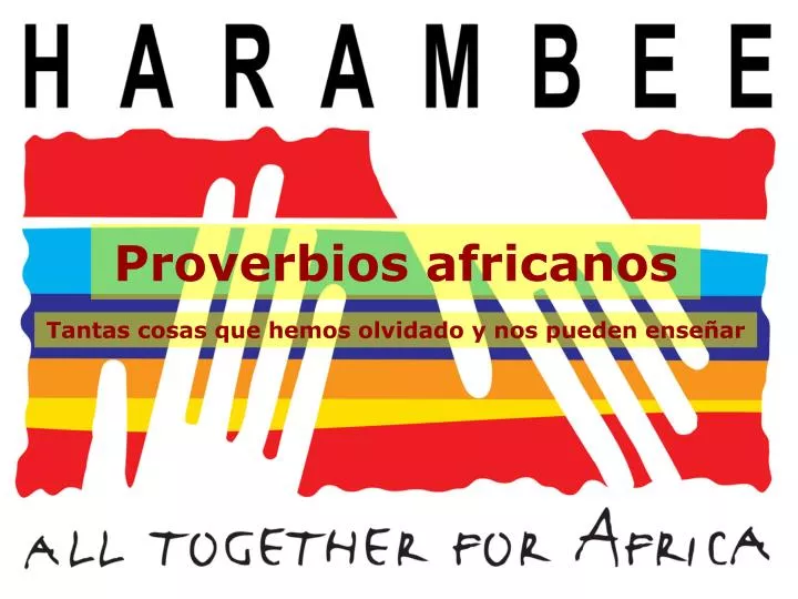 proverbios africanos