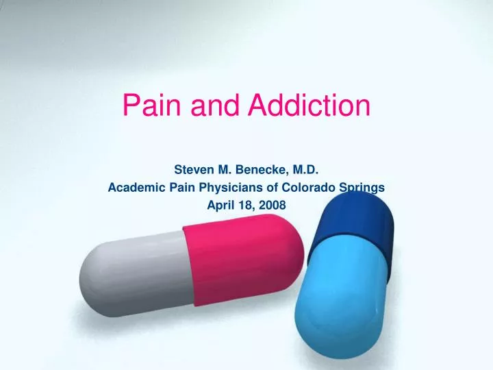 pain and addiction