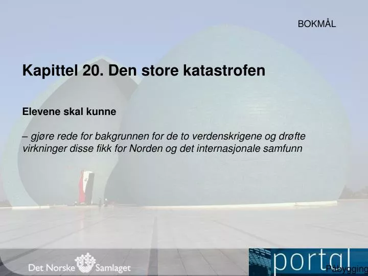 kapittel 20 den store katastrofen