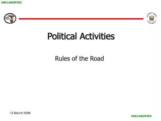 Political Activities