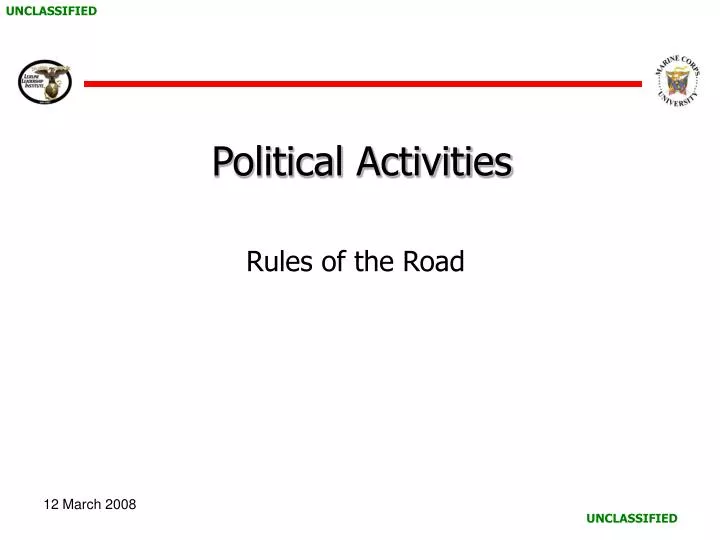 political activities