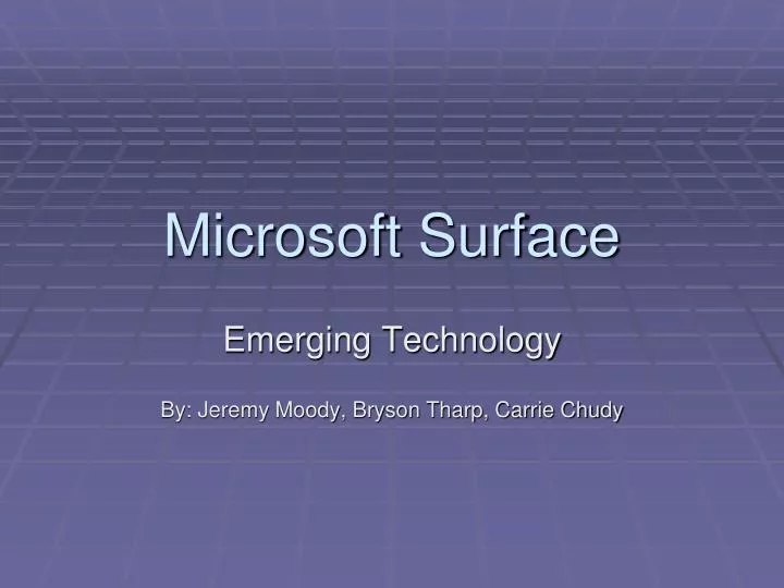 microsoft surface