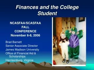 Finances and the College Student