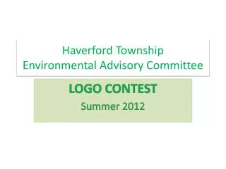 Haverford Township Environmental Advisory Committee
