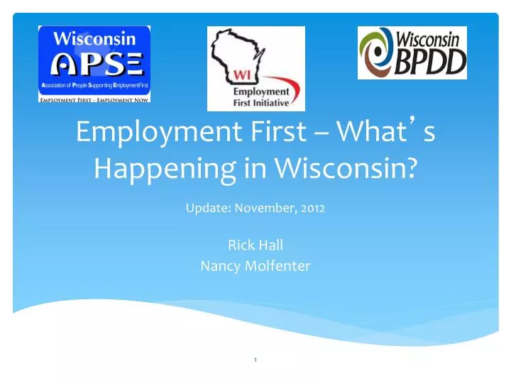 employment first what s happening in wisconsin