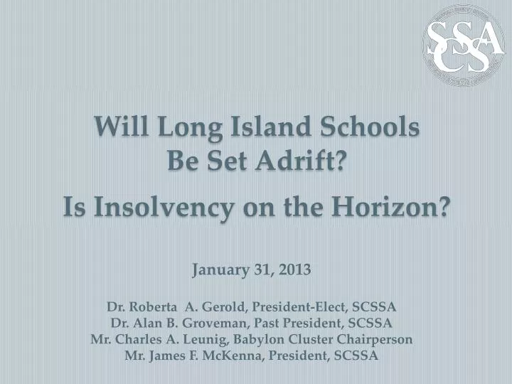will long island schools be set adrift is insolvency on the horizon