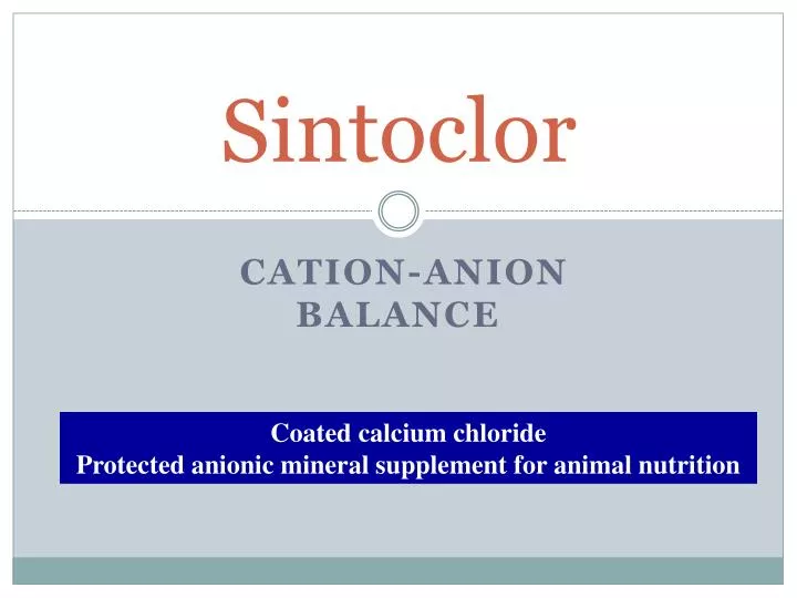 sintoclor
