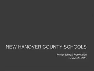 New Hanover County Schools