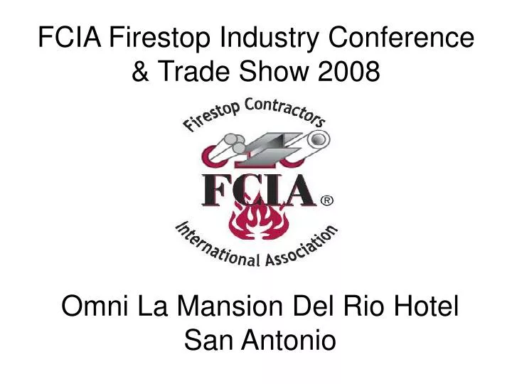 fcia firestop industry conference trade show 2008