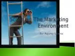 Scanning The Marketing Environment - slide 1