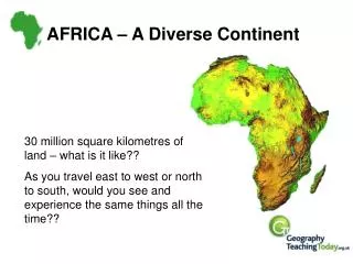 AFRICA – A Diverse Continent
