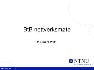 BtB nettverksmøte