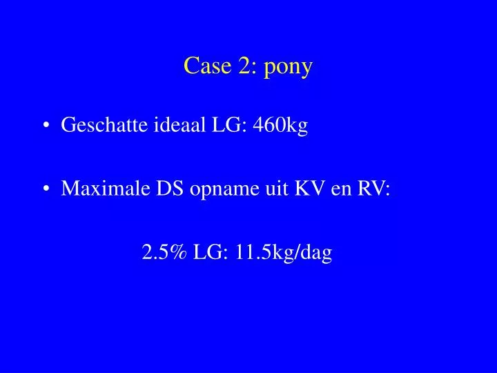 case 2 pony