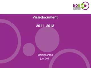 visiedocument 2011 2012