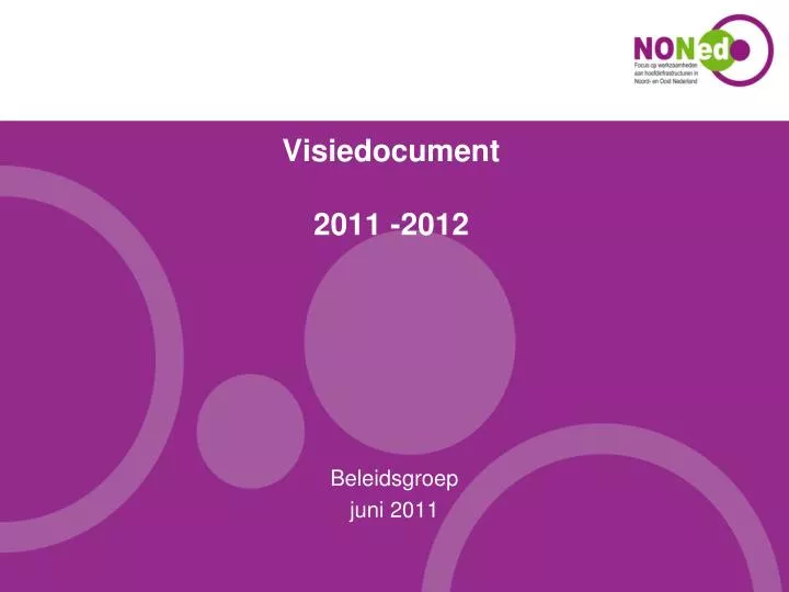 visiedocument 2011 2012