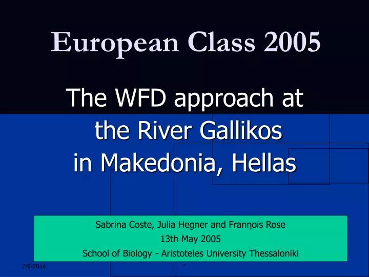 european class 2005