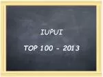 IUPUI - slide 1
